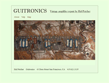 Tablet Screenshot of guitronics.com